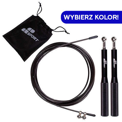 MP SPORT Jump Rope Aluminium Handle - Švihadlo s hliníkovými úchyty - 3m