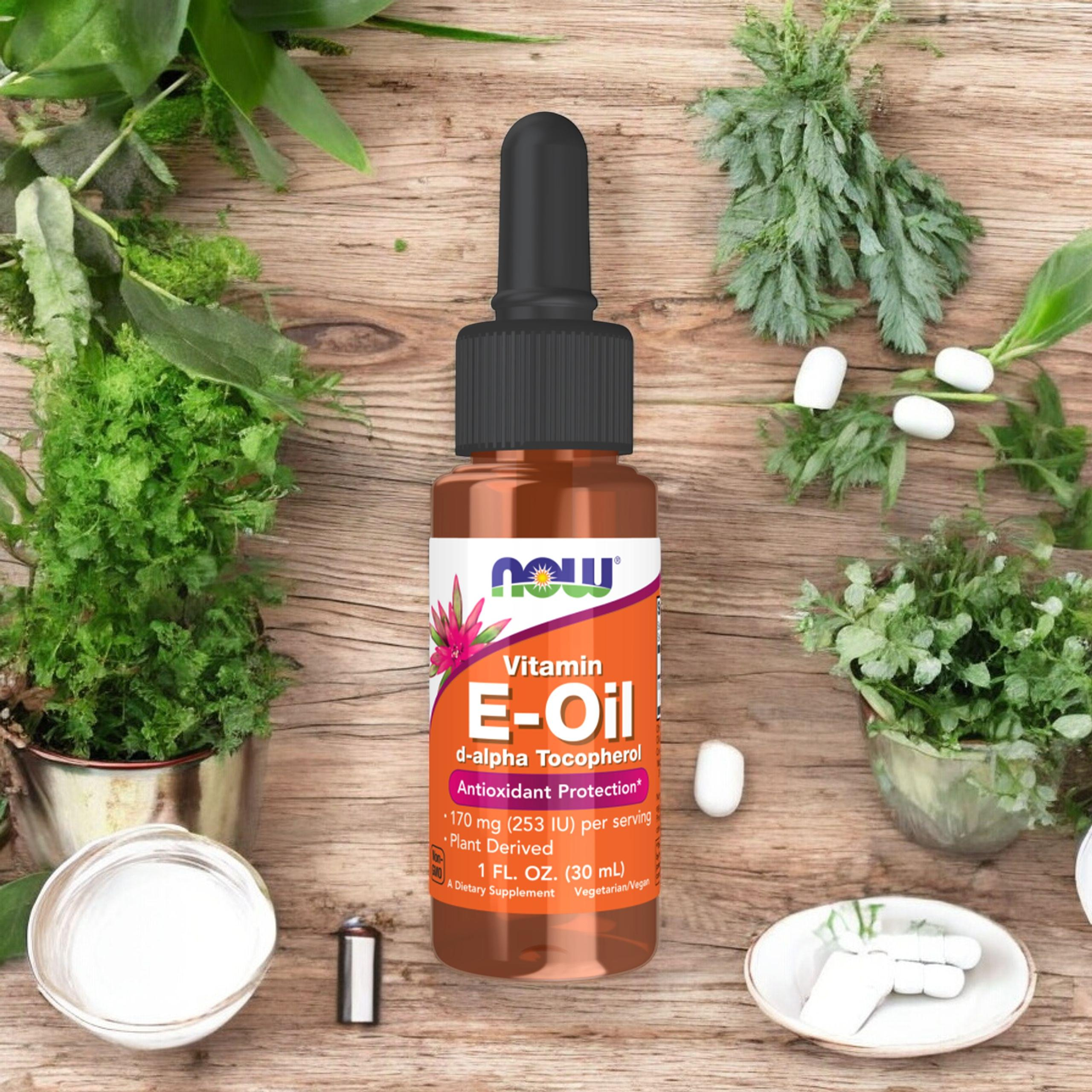 NOW Vitamin E-Oil (d-alpha Tocopherol) 253IU - 30ml