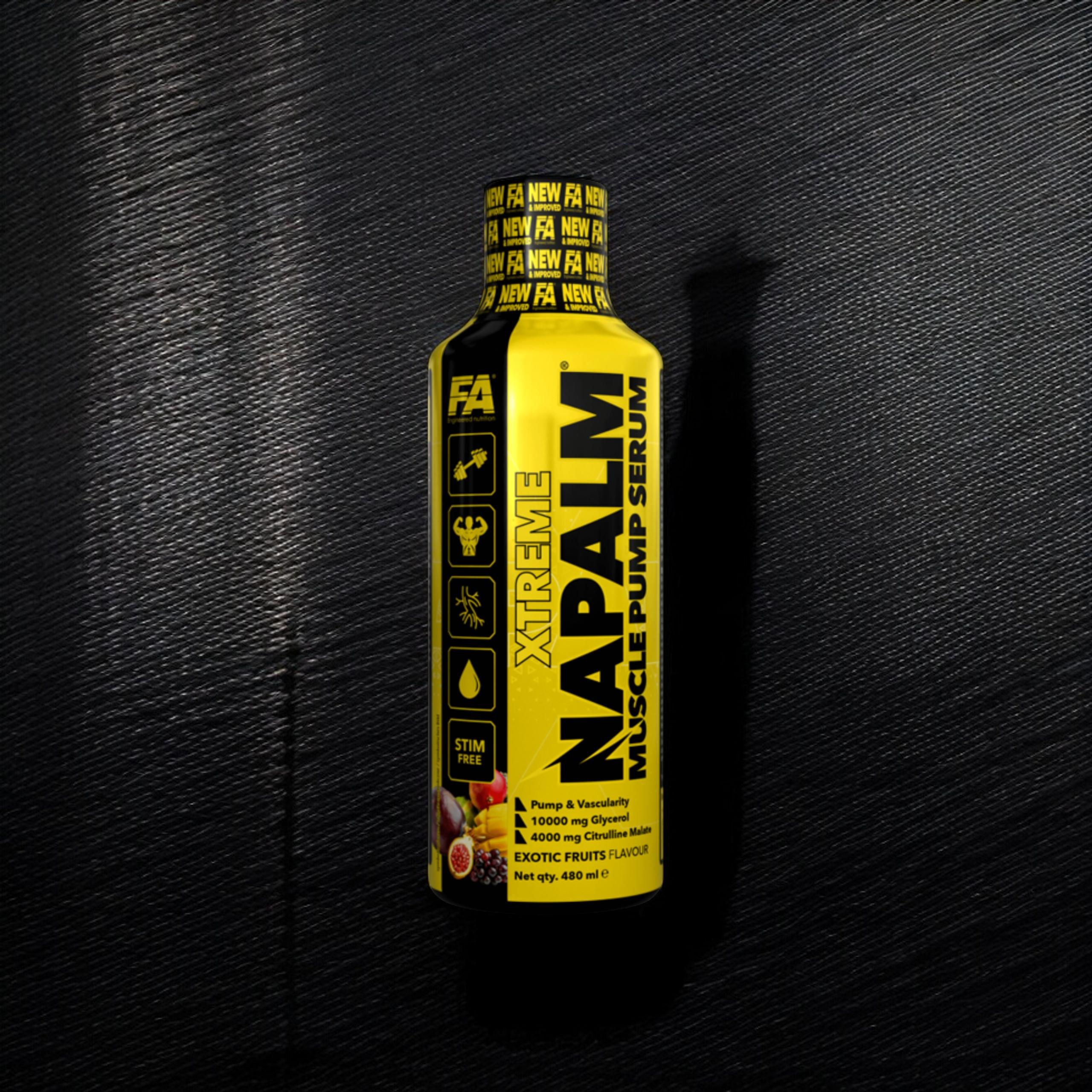 FITNESS AUTHORITY Napalm Muscle Pump Serum - 480ml - ExoticFruits - VÝPRODEJ - 31-03