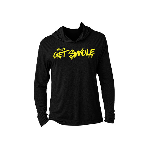 GASPARI NUTRITION Slim Hoodie - Black - Lehké mikina s kapucí