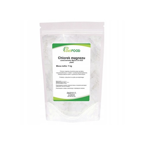DELIFOOD Chlorid hořečnatý Hexahydrát - 1000g