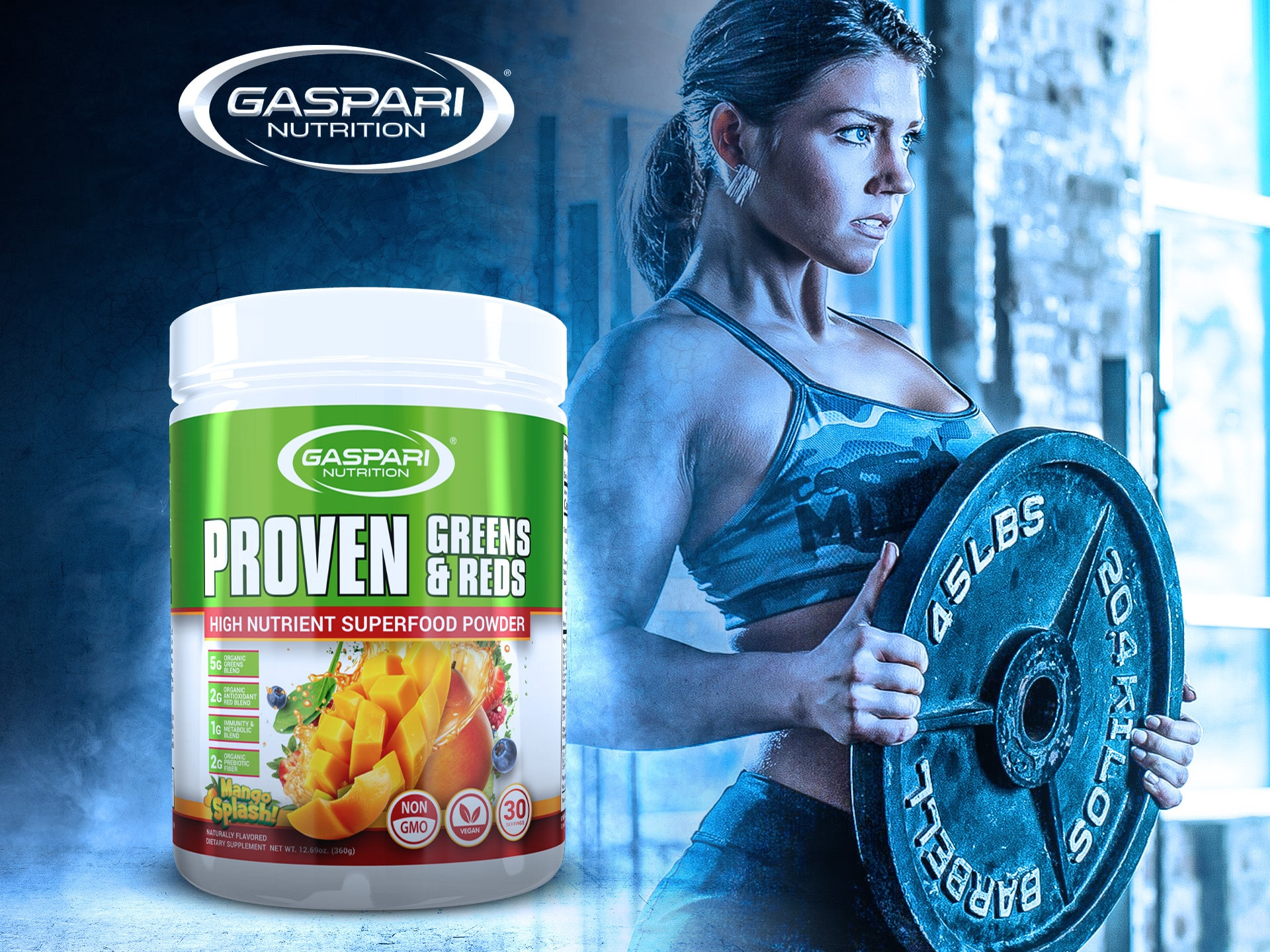 GASPARI NUTRITION Proven Greens & Reds - 360g