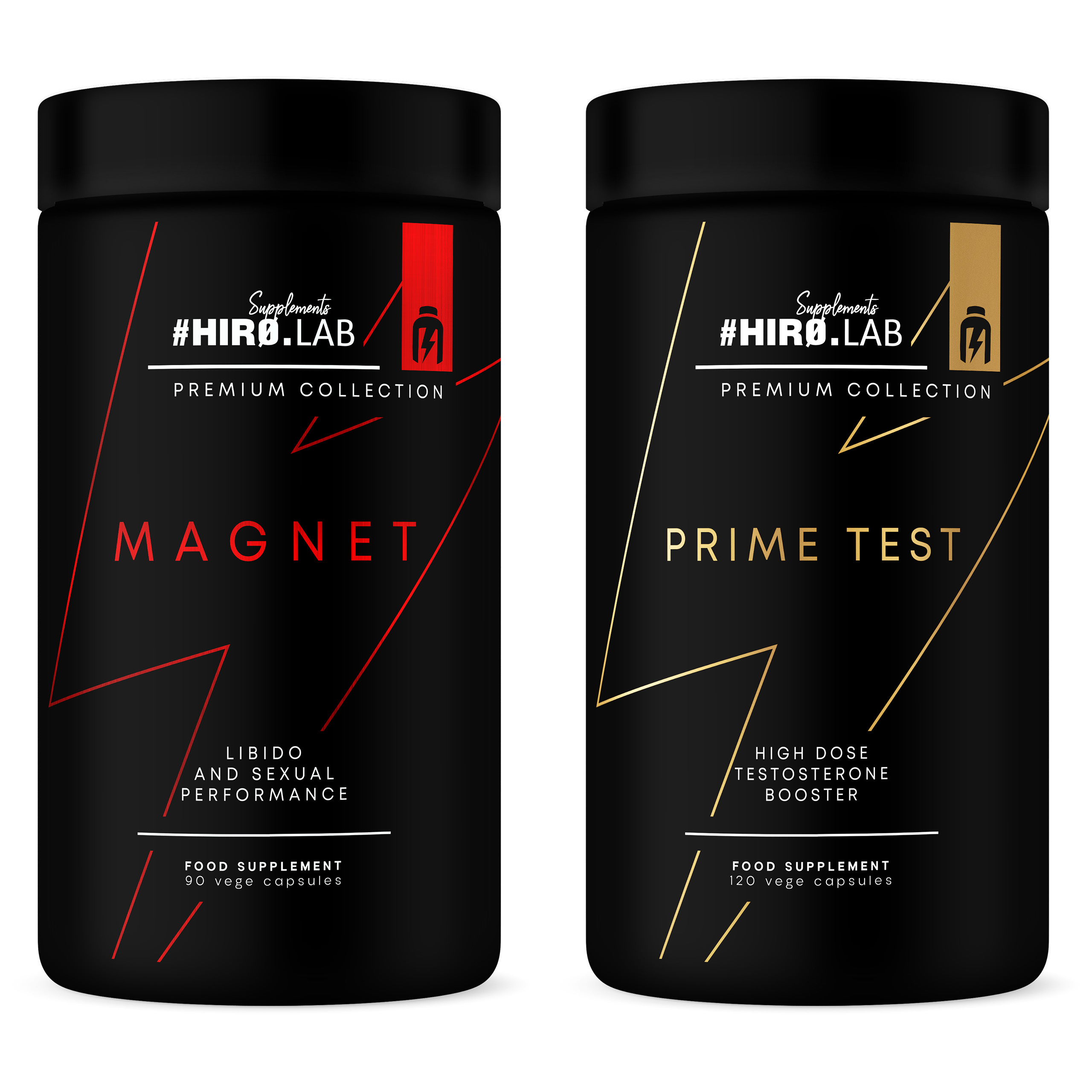 HIRO.LAB Prime Test - 120vcaps. + Magnet - 90vcaps.