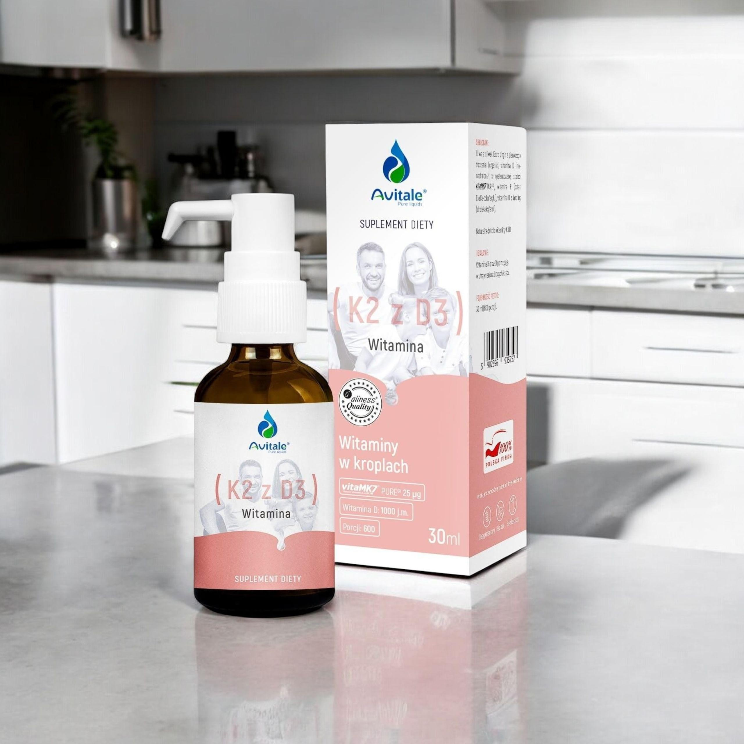 ALINESS - Avitale Vitamín K2 s D3 - 30ml