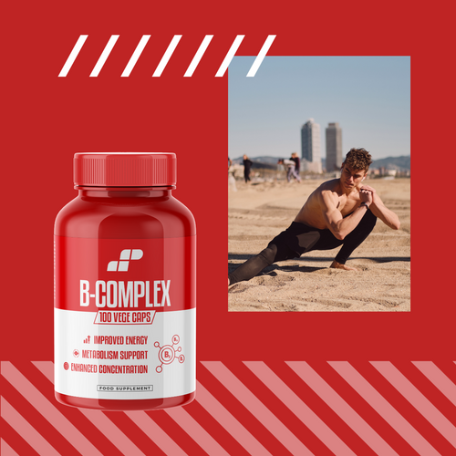 MP NUTRITION Vitamin B-Complex - 100vcaps - Komplex Vitamínů B