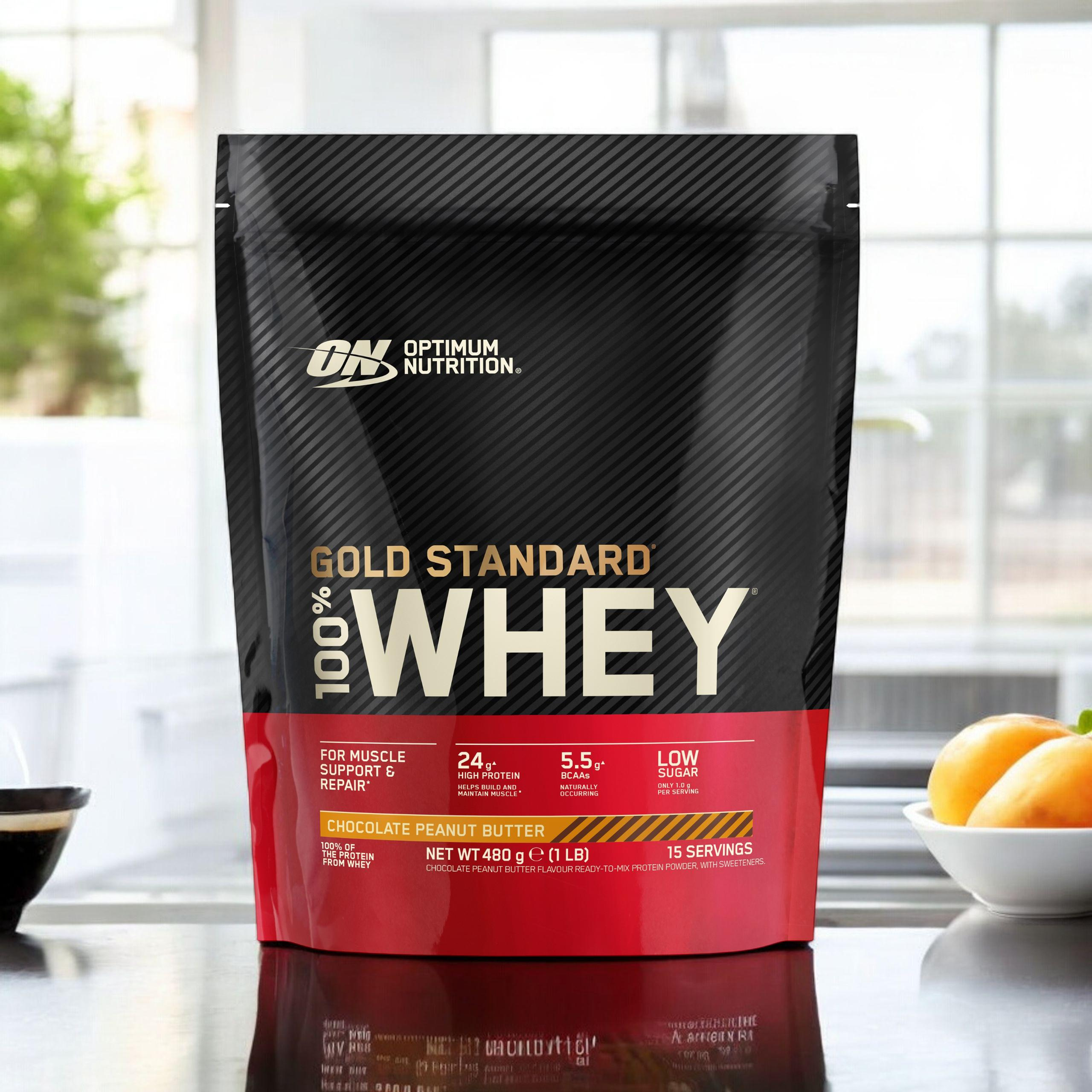 OPTIMUM NUTRITION Whey Gold Standard Bag - 480g