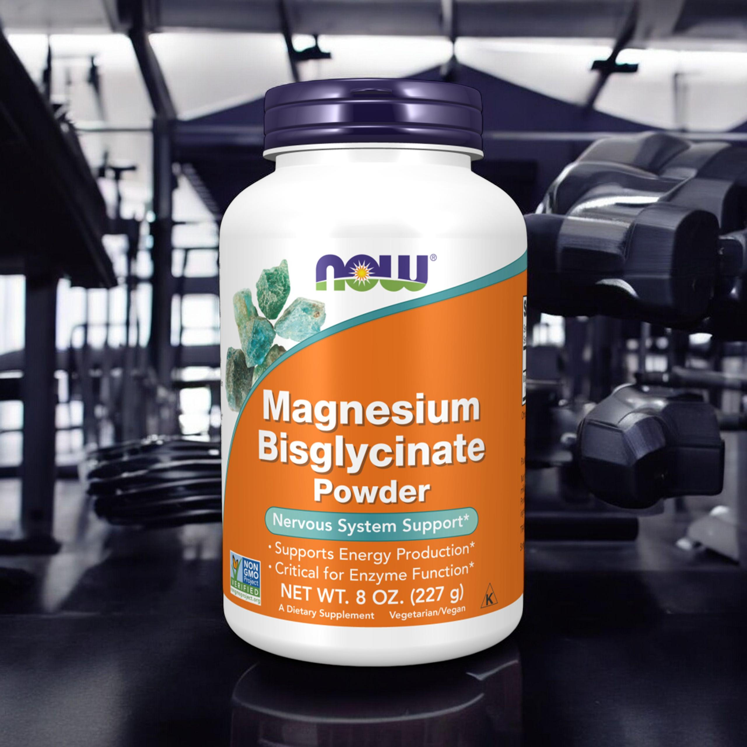 NOW Magnesium Bisglycinate Powder - 227g