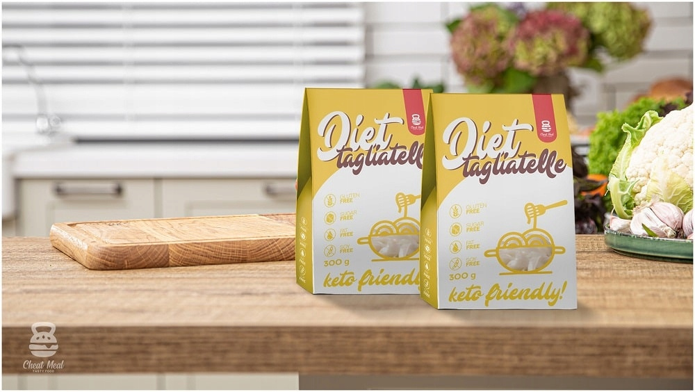 Cheat Meal Nutrition Diet 2x Tagliatelle + 2x Spaghetti + 2x Noodles - 6x 400g (6x 300g netto) - Dietní těstoviny