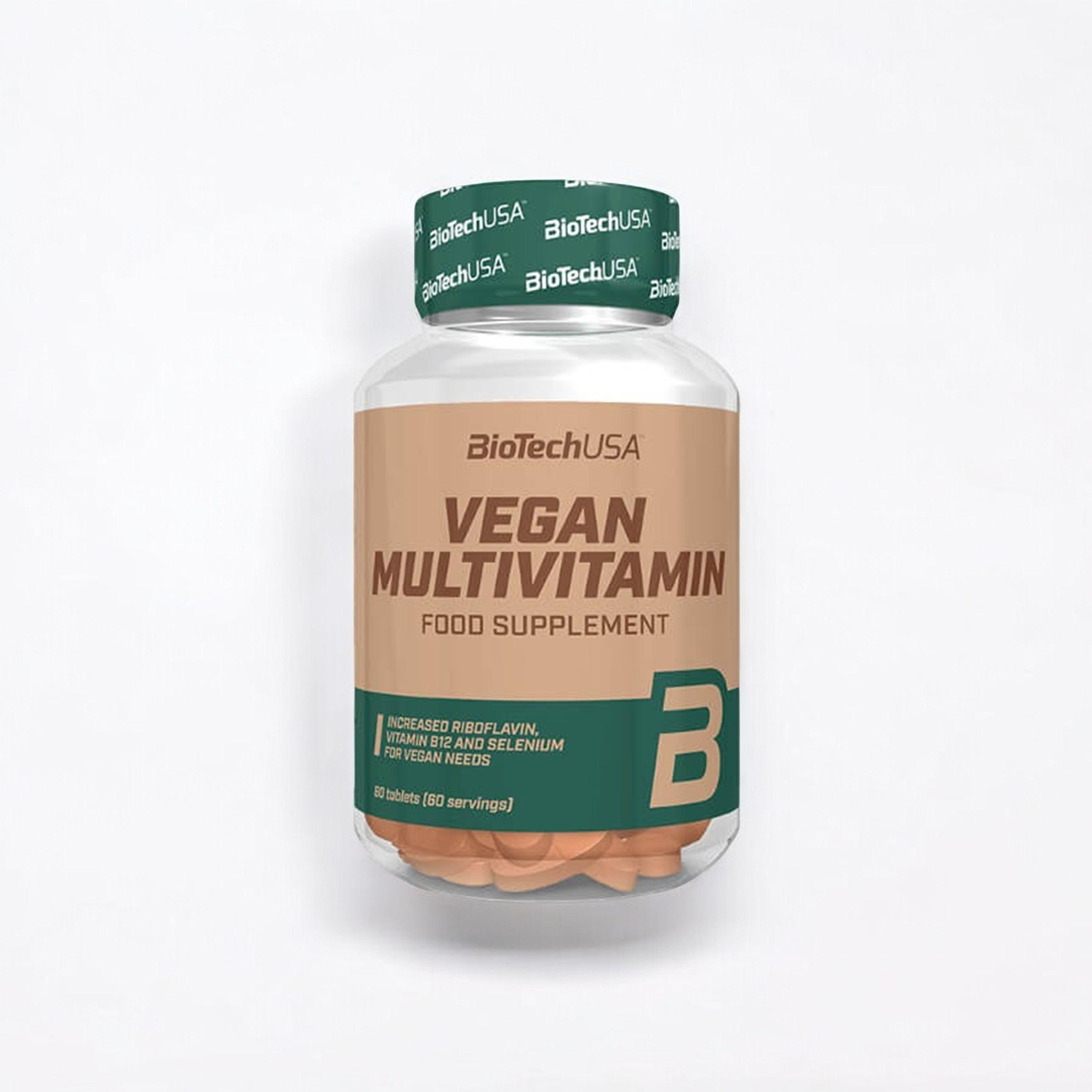 BioTech USA Vegan Multivitamin - 60tabs. - Multivitamín pro vegany