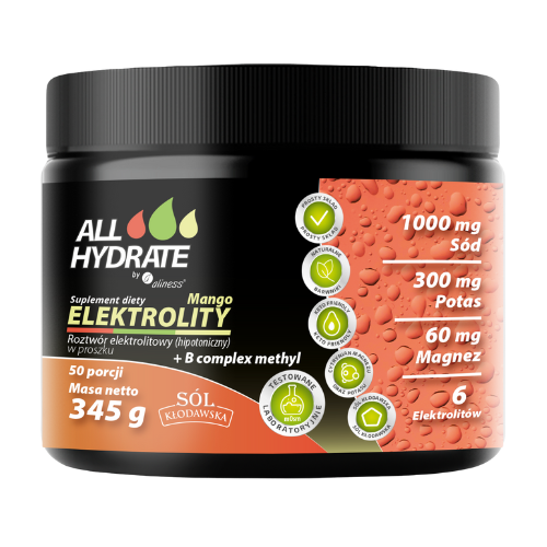 ALINESS - ALL Hydrate Elektrolyty + B Complex Methyl - 345g