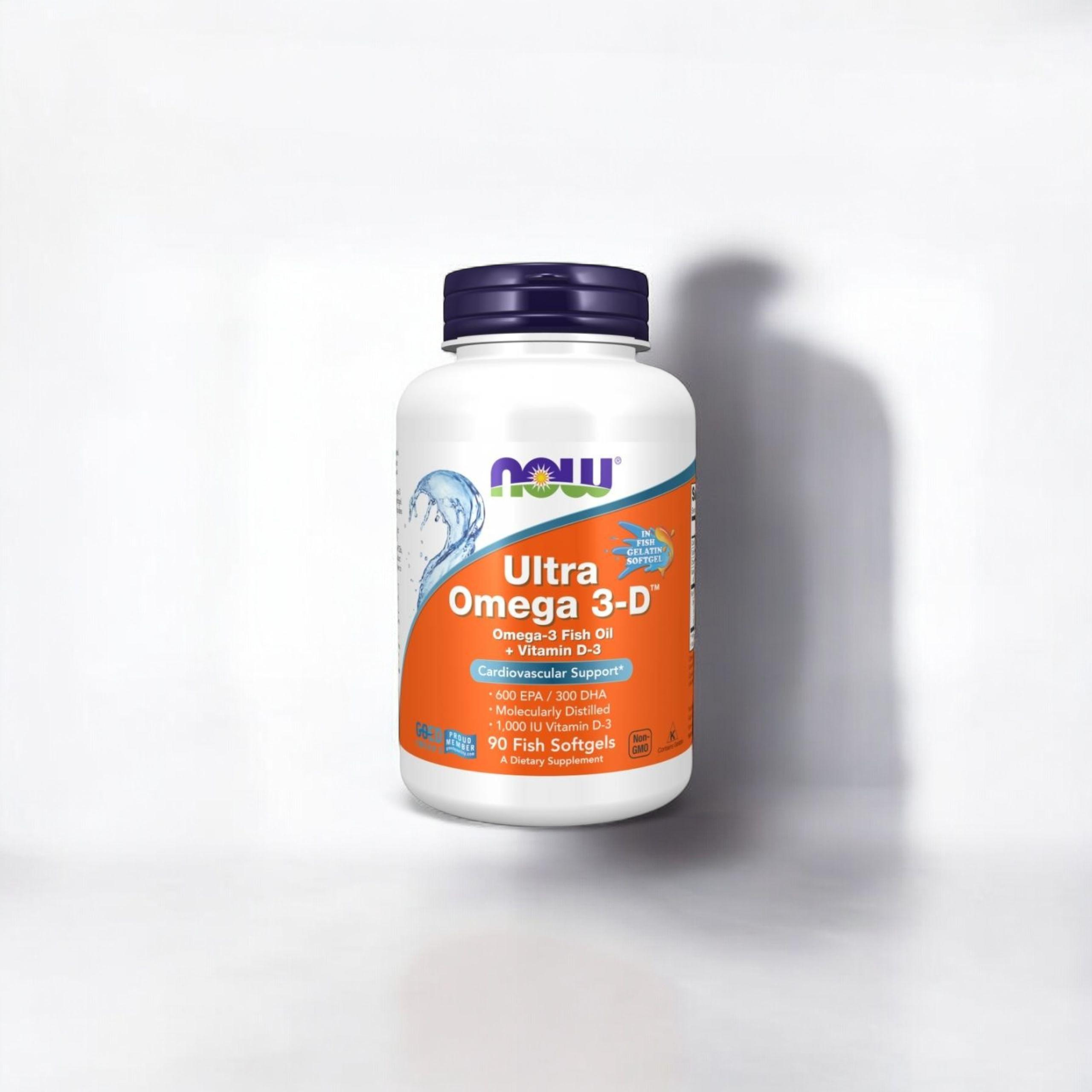 NOW - Ultra Omega 3-D Fish Oil - 90softgels