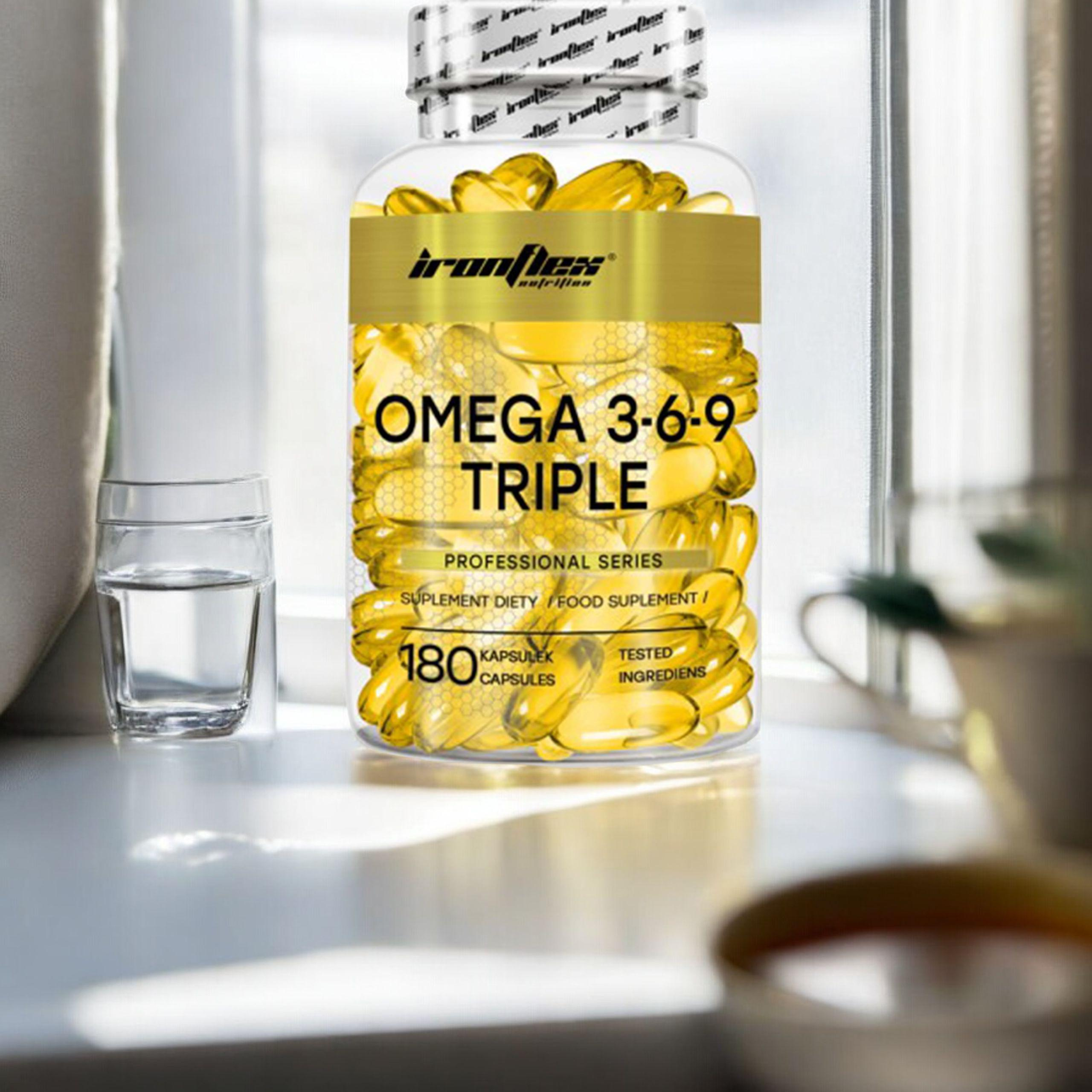 IronFlex Omega 3-6-9 Triple - 180caps.