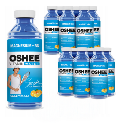 OSHEE Vitaminová voda Hořčík+ B6 12x 555ml