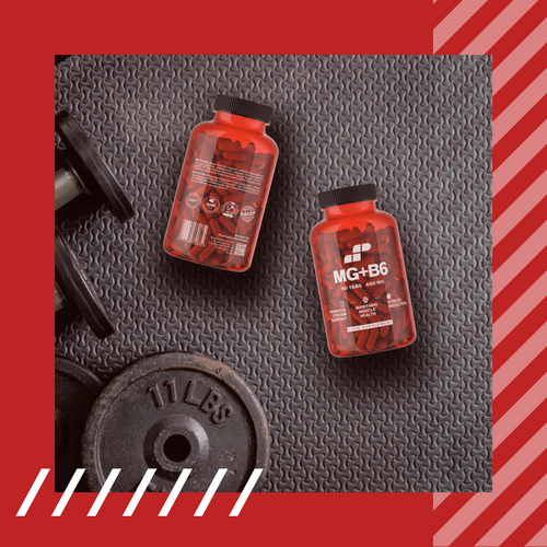 MP NUTRITION Mg + B6 - 90tabs - Hořčík + Vitamín B6