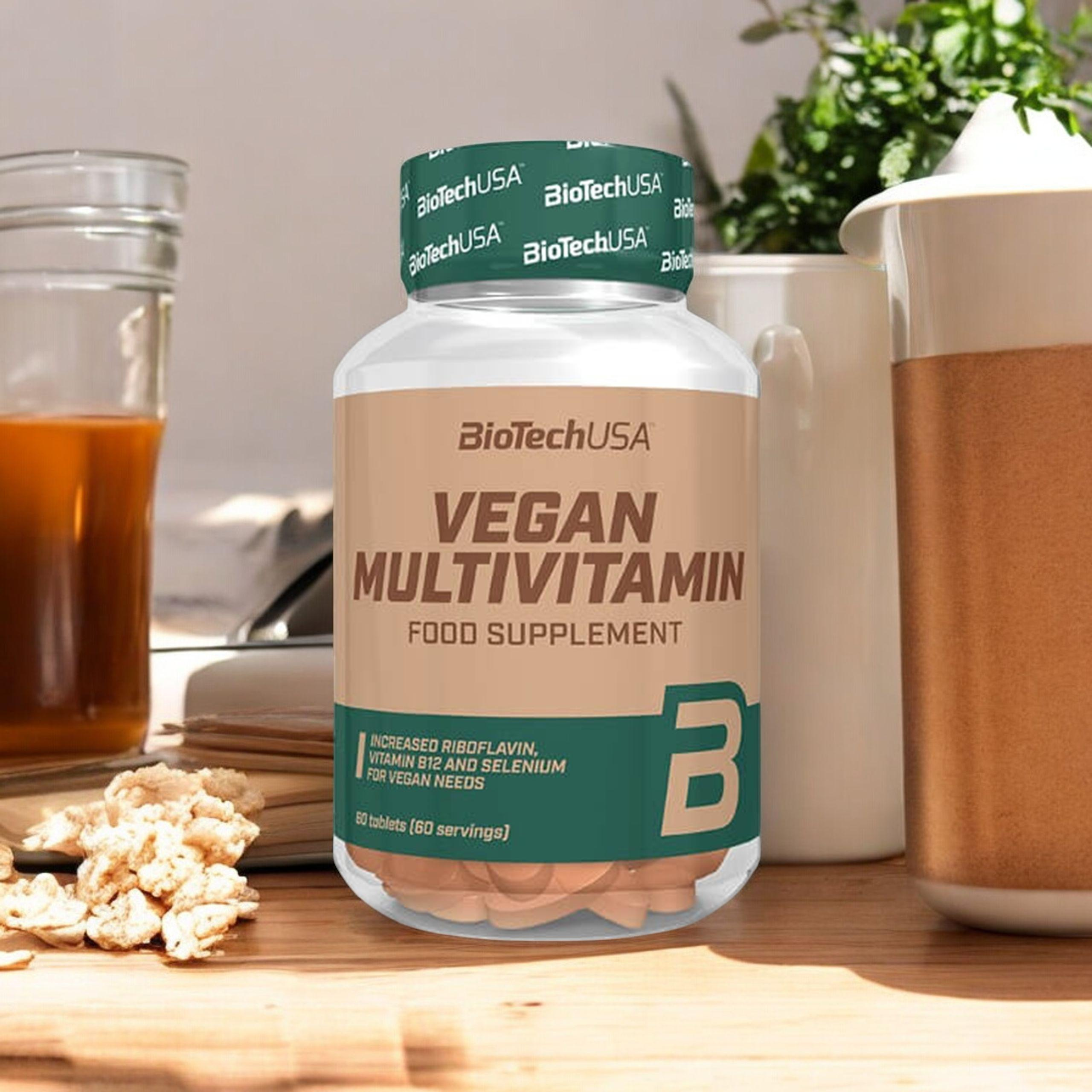 BioTech USA Vegan Multivitamin - 60tabs. - Multivitamín pro vegany