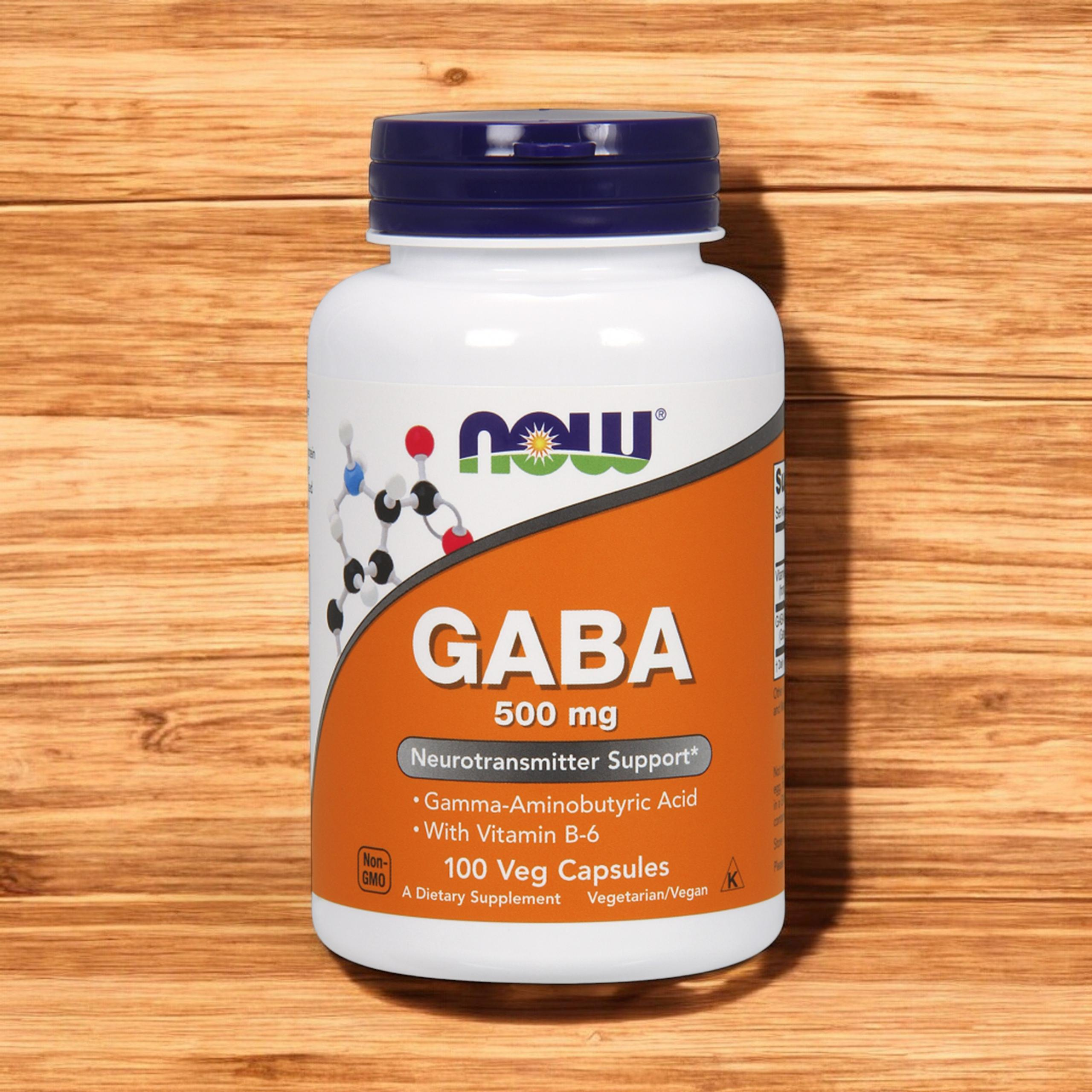 NOW GABA 500mg - 100veg caps