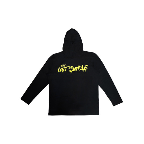 GASPARI NUTRITION Slim Hoodie - Black - Lehké mikina s kapucí