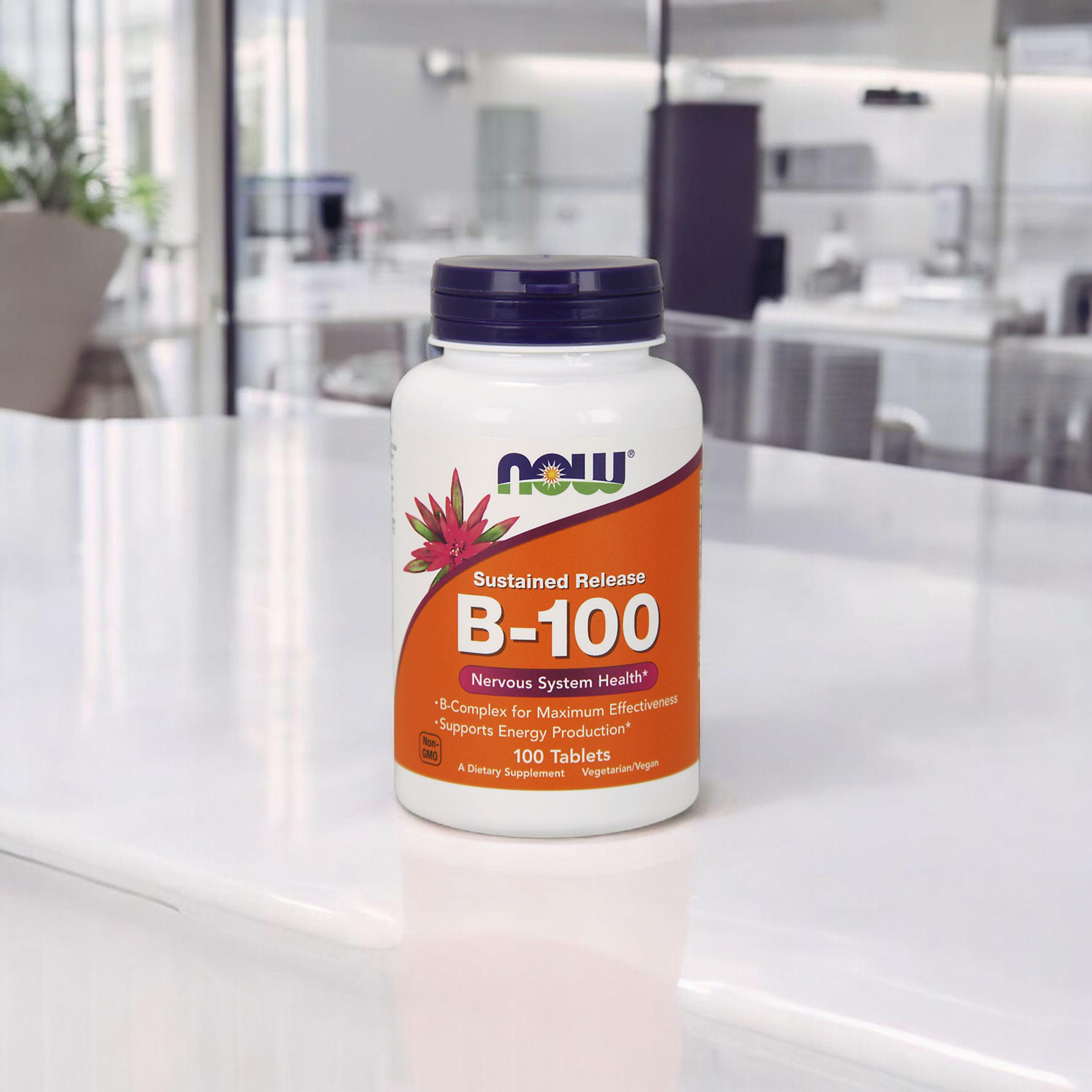 NOW Vitamin B-100 - 100tabs.