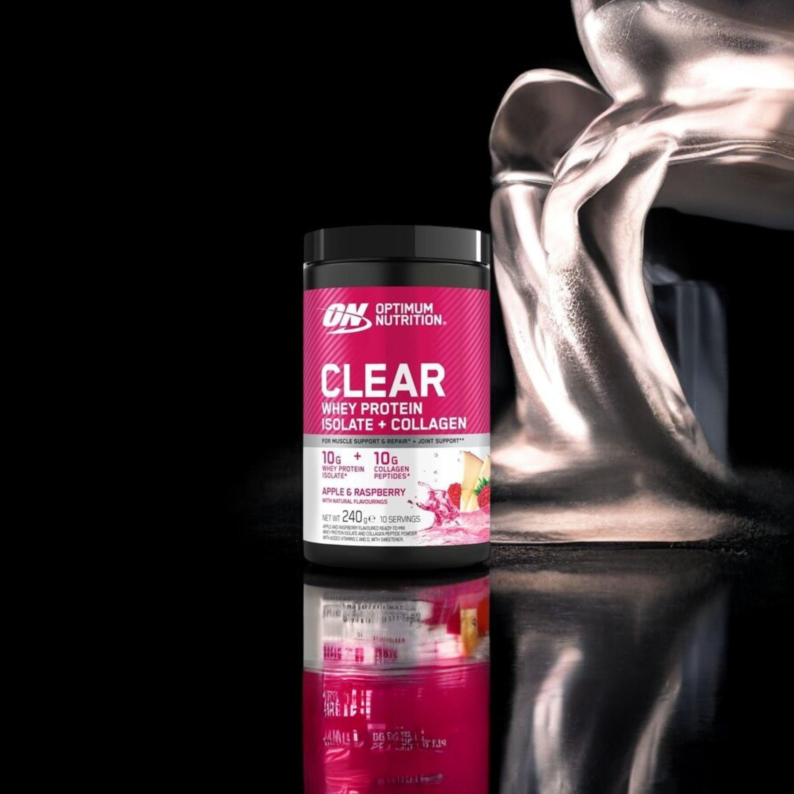 OPTIMUM NUTRITION - Syrovátkový Kolagen - 240g - Jablko Malina