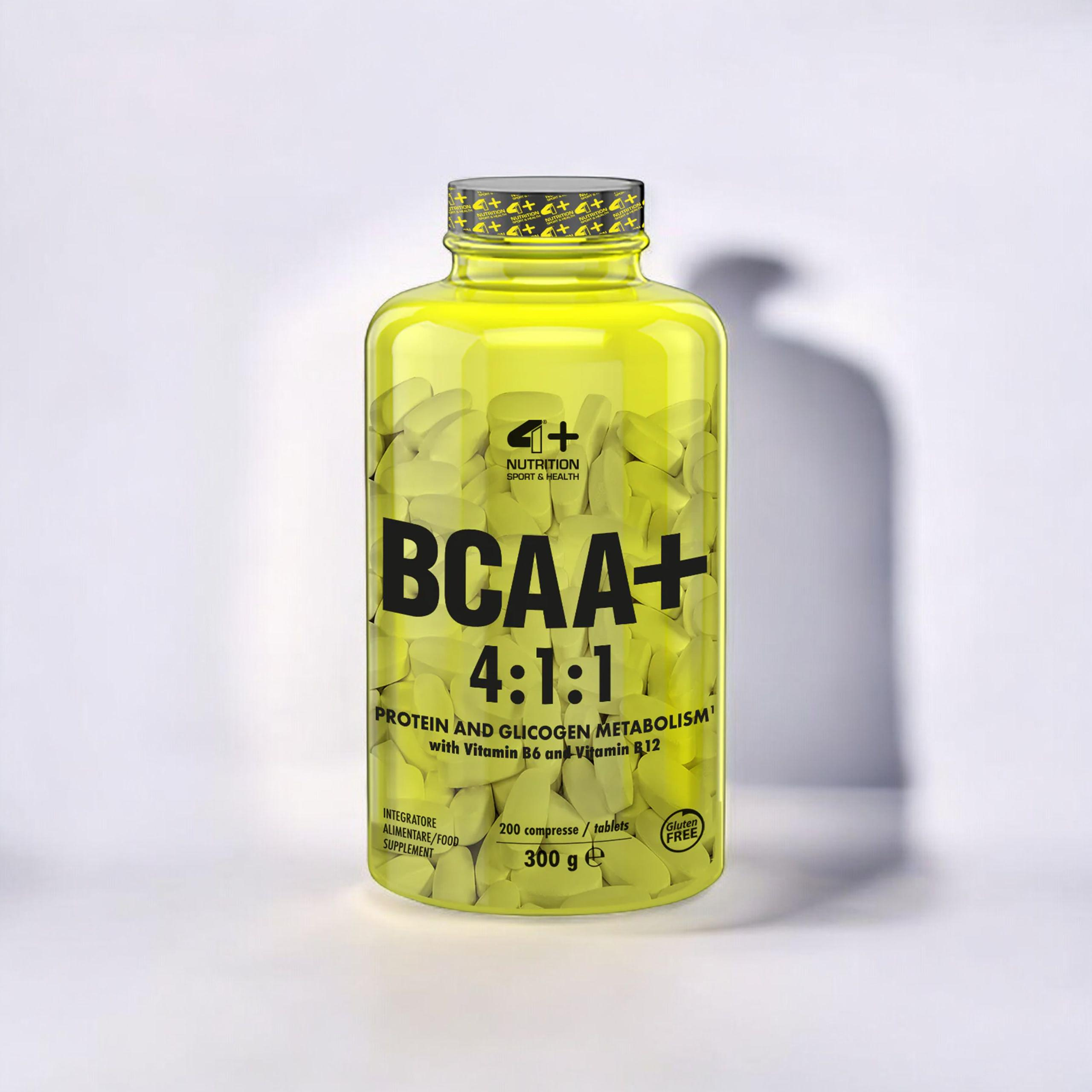 4+ NUTRITION BCAA+ 4:1:1 - 200tabs.