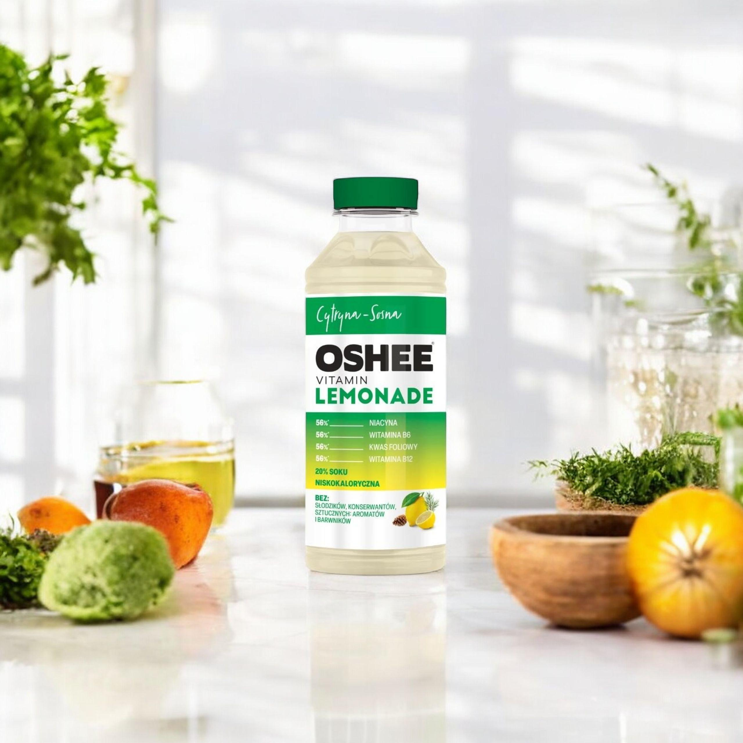 OSHEE - Vitaminová Limonáda - 555ml - Citrón Borovice