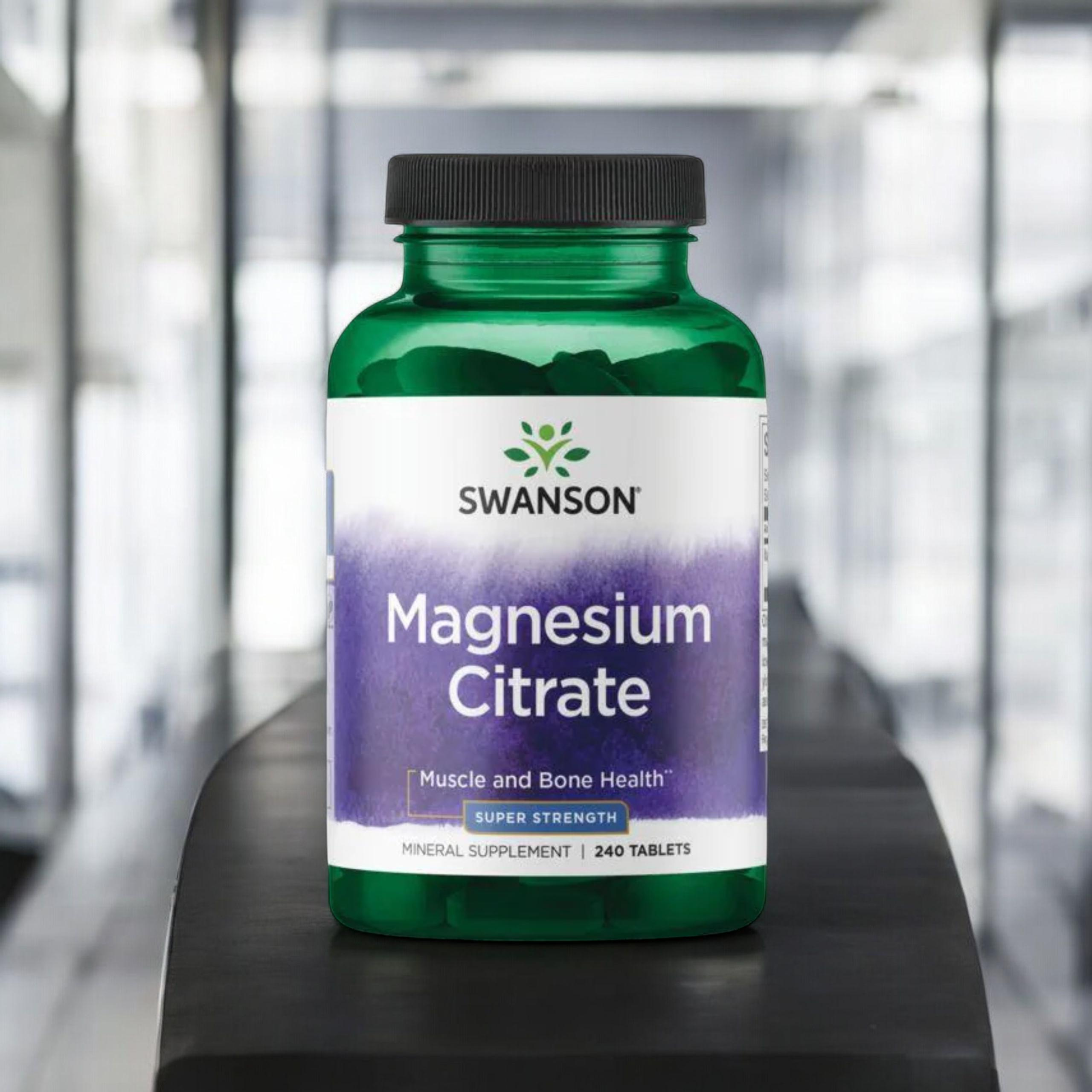 SWANSON - Citrát hořečnatý - 240tabs.