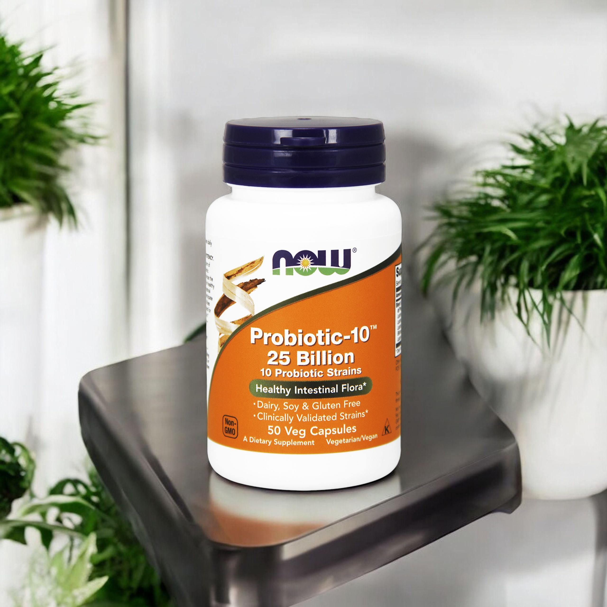 NOW Probiotic-10 25 Billion - 50vegcaps