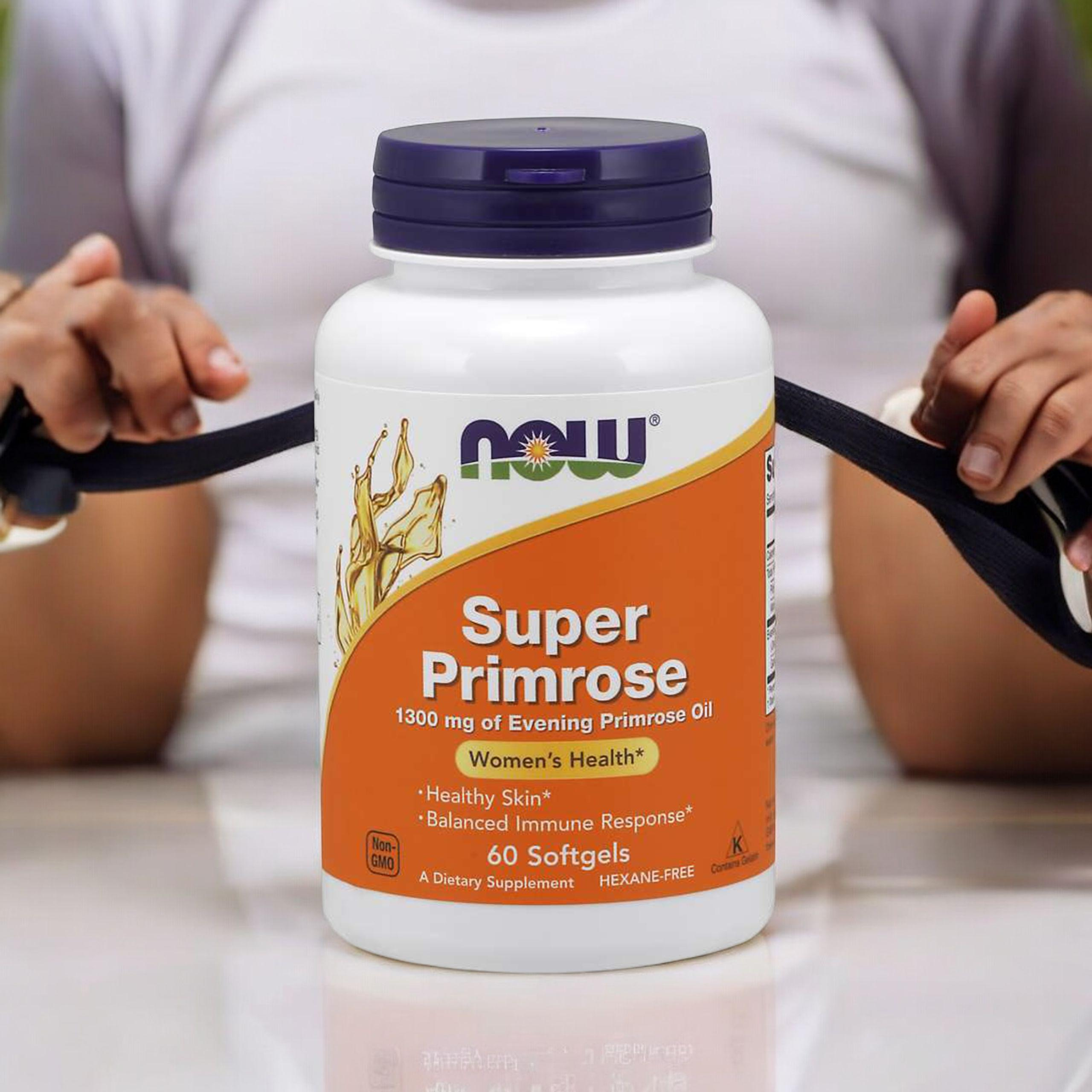 NOW Super Primrose - 60softgels. - Olej z Pupalky Dvouleté