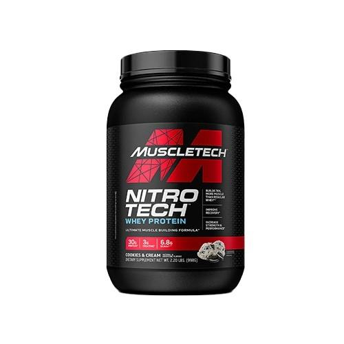 MUSCLE TECH Nitro Tech Whey Protein - 998g - VÝPRODEJ - 30-06