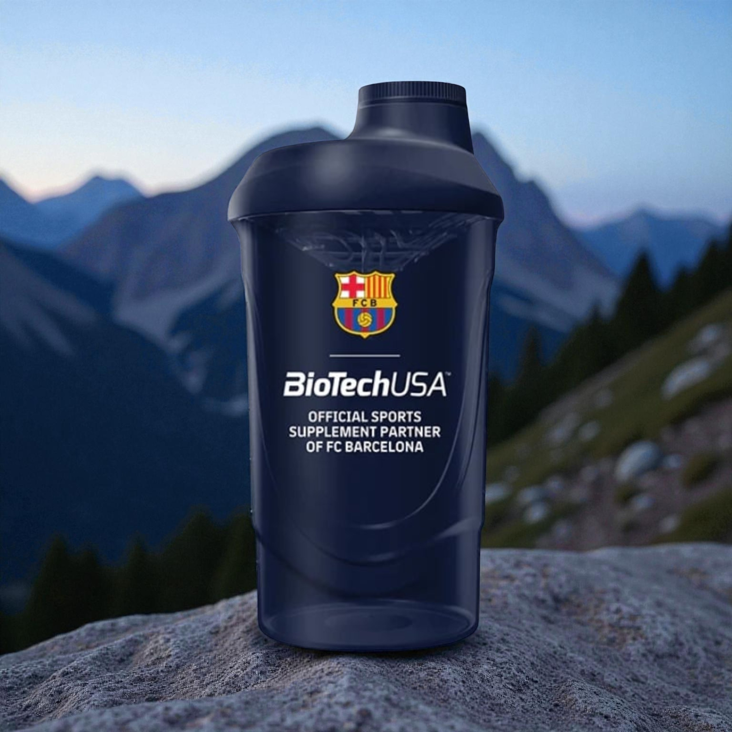 BIOTECH - Shaker Biotech FC Barcelona - 600ml - Modrý