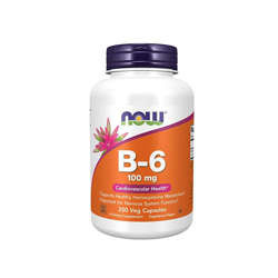 NOW Vitamin B-6 100mg - 250vcaps - Vitamín B6