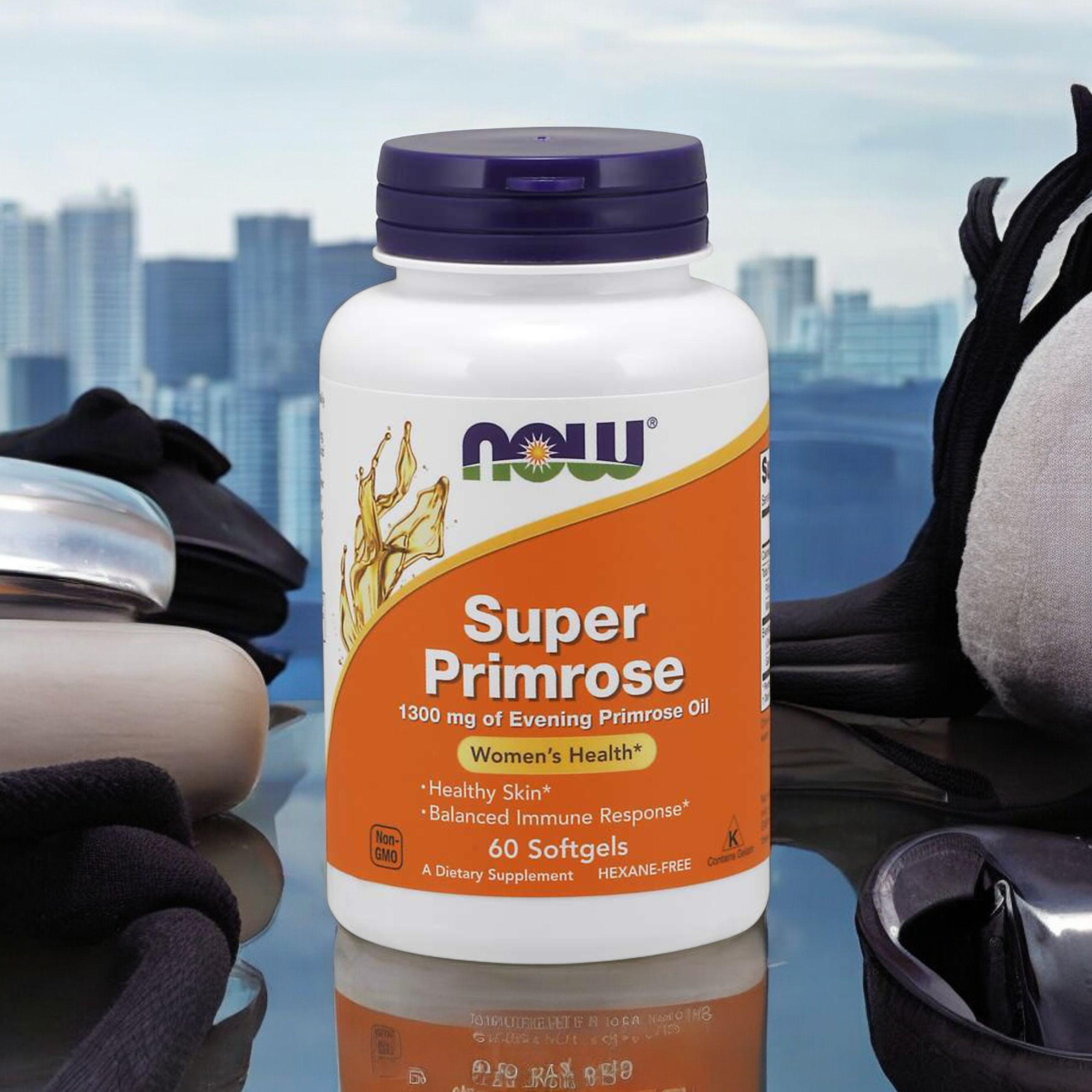NOW Super Primrose - 60softgels. - Olej z Pupalky Dvouleté