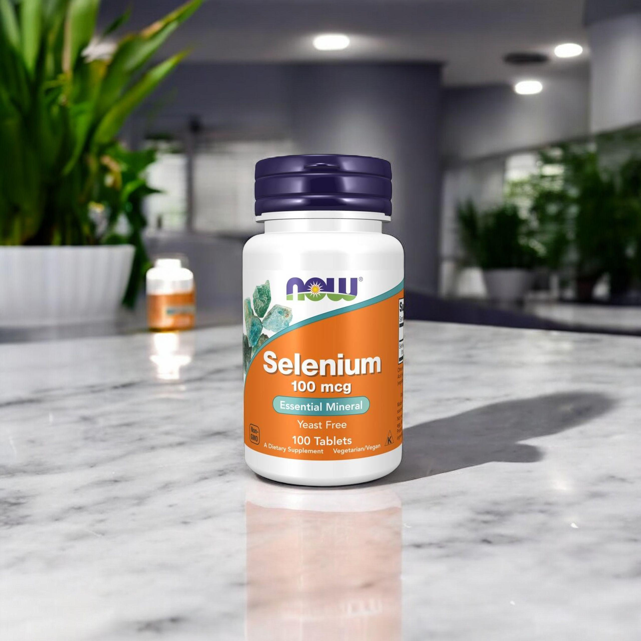 NOW Selenium 100mcg - 100tabs