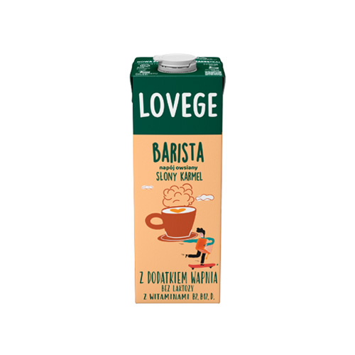 SANTE - Nápoj Lovege Ovesný Barista - 330ml - Slaný Karamel