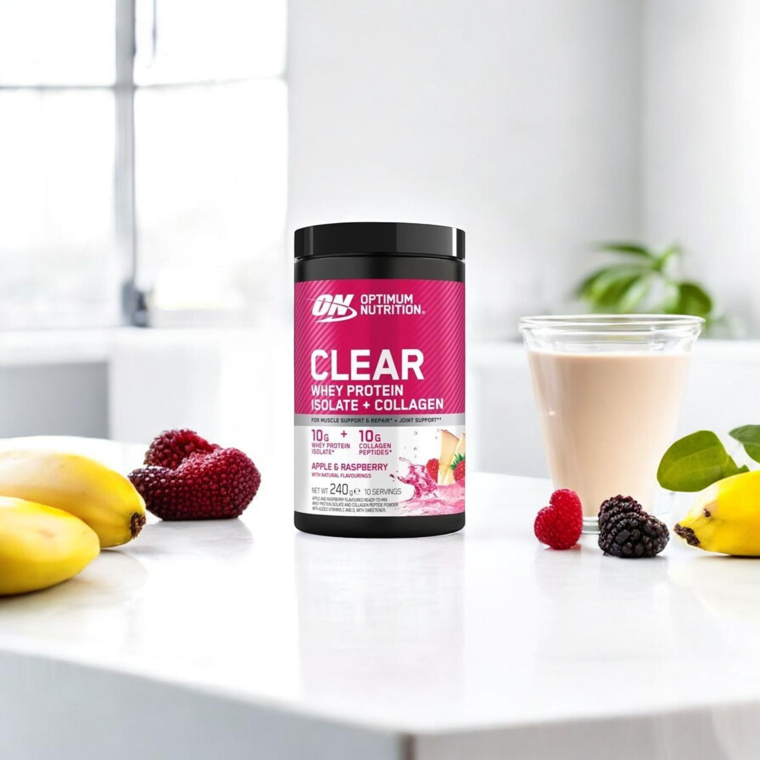 OPTIMUM NUTRITION - Syrovátkový Kolagen - 240g - Jablko Malina