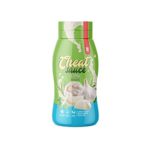 Cheat Meal Nutrition Sauce 0% (Sos bez kalorií) - 500ml - Czosnkowy
