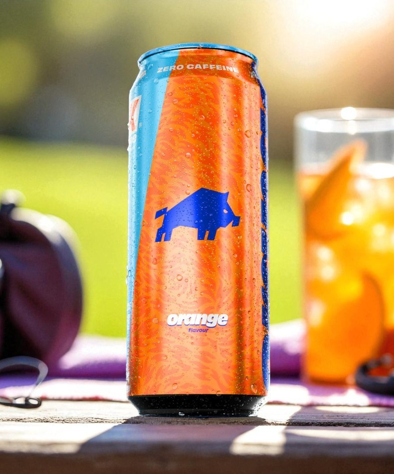 DZIK - Divočák Energy Zero - 500ml - Pomeranč