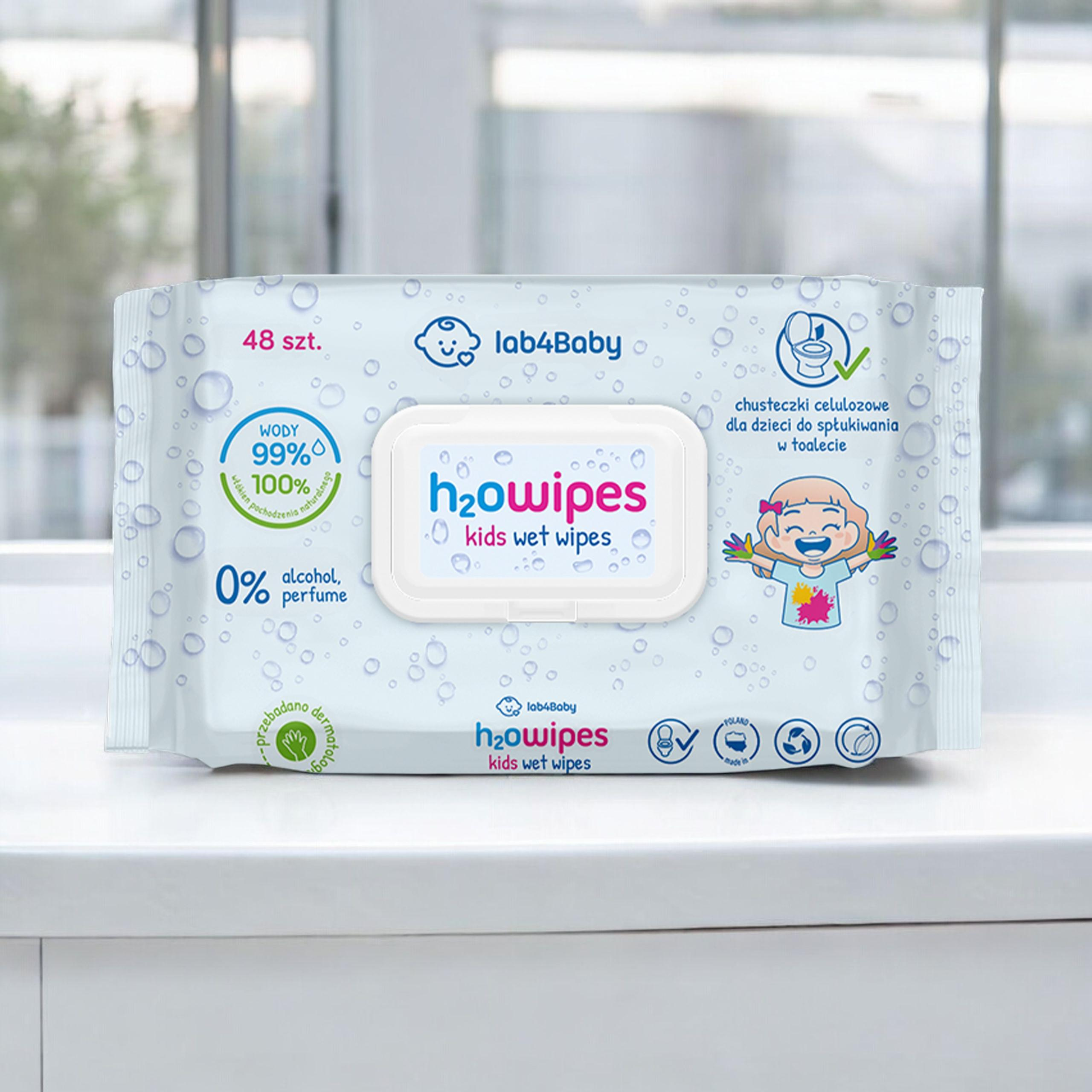 ALG PHARMA H2Owipes Kids Wet Wipes - 48szt. - Vlhčené ubrousky