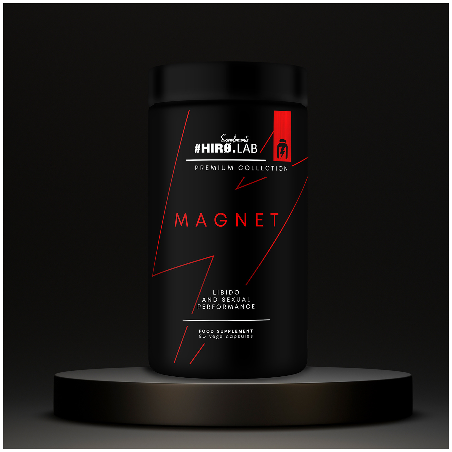 HIRO.LAB Prime Test - 120vcaps. + Magnet - 90vcaps.