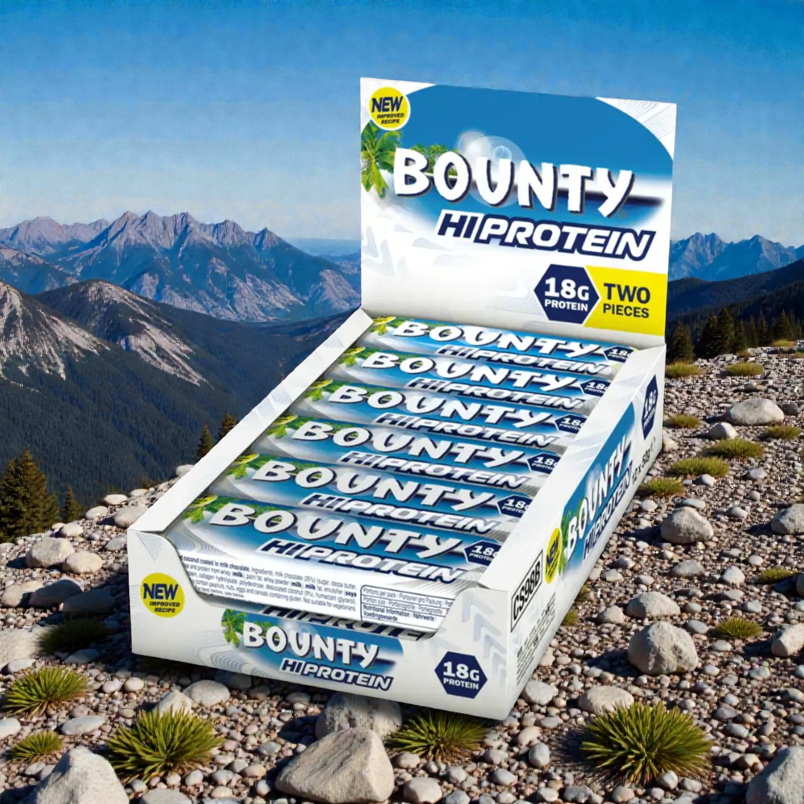 Mars - Tyčinka Bounty Hi-Protein Bar - 52g x12