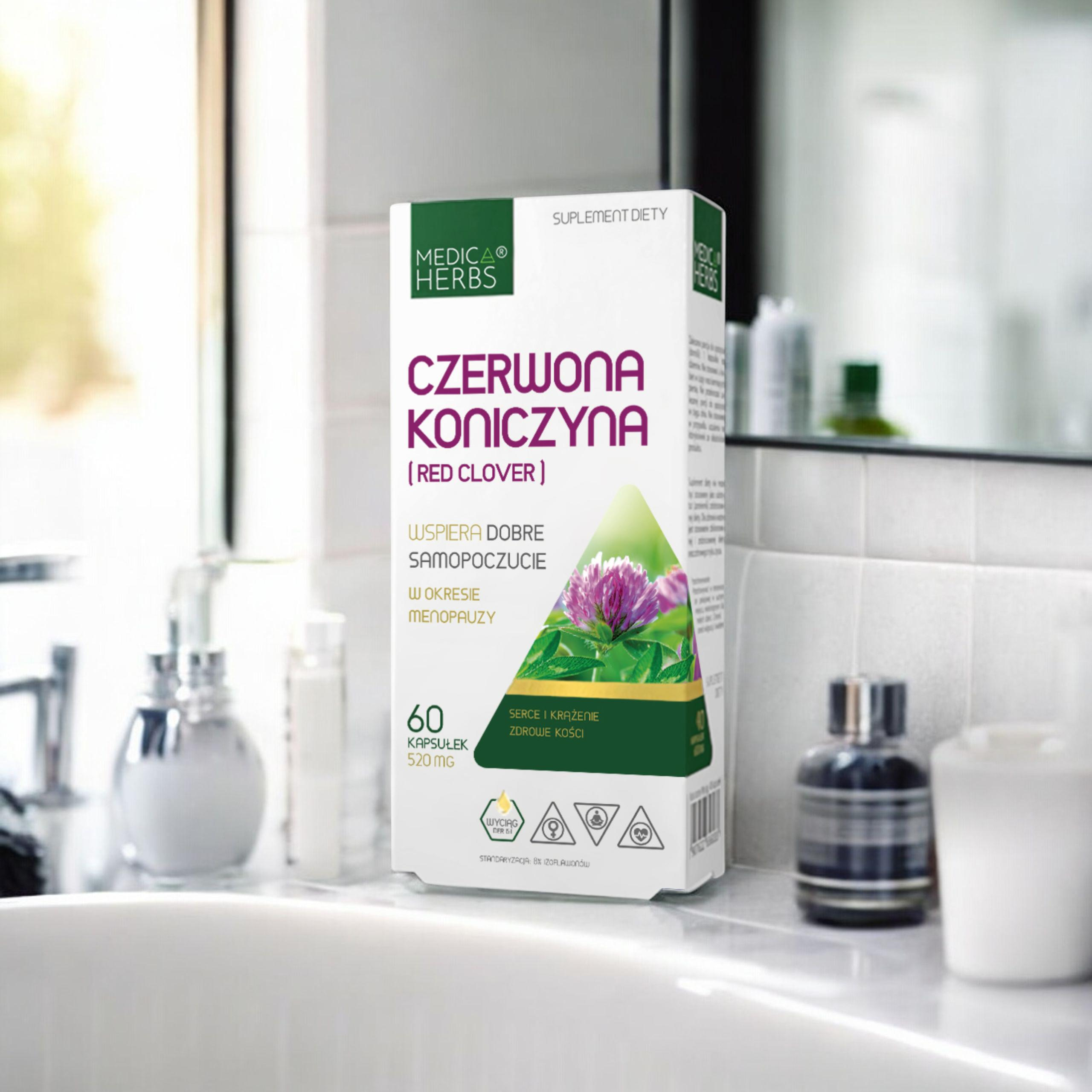 MEDICA HERBS - Červený jetel 520mg - 60tobolek