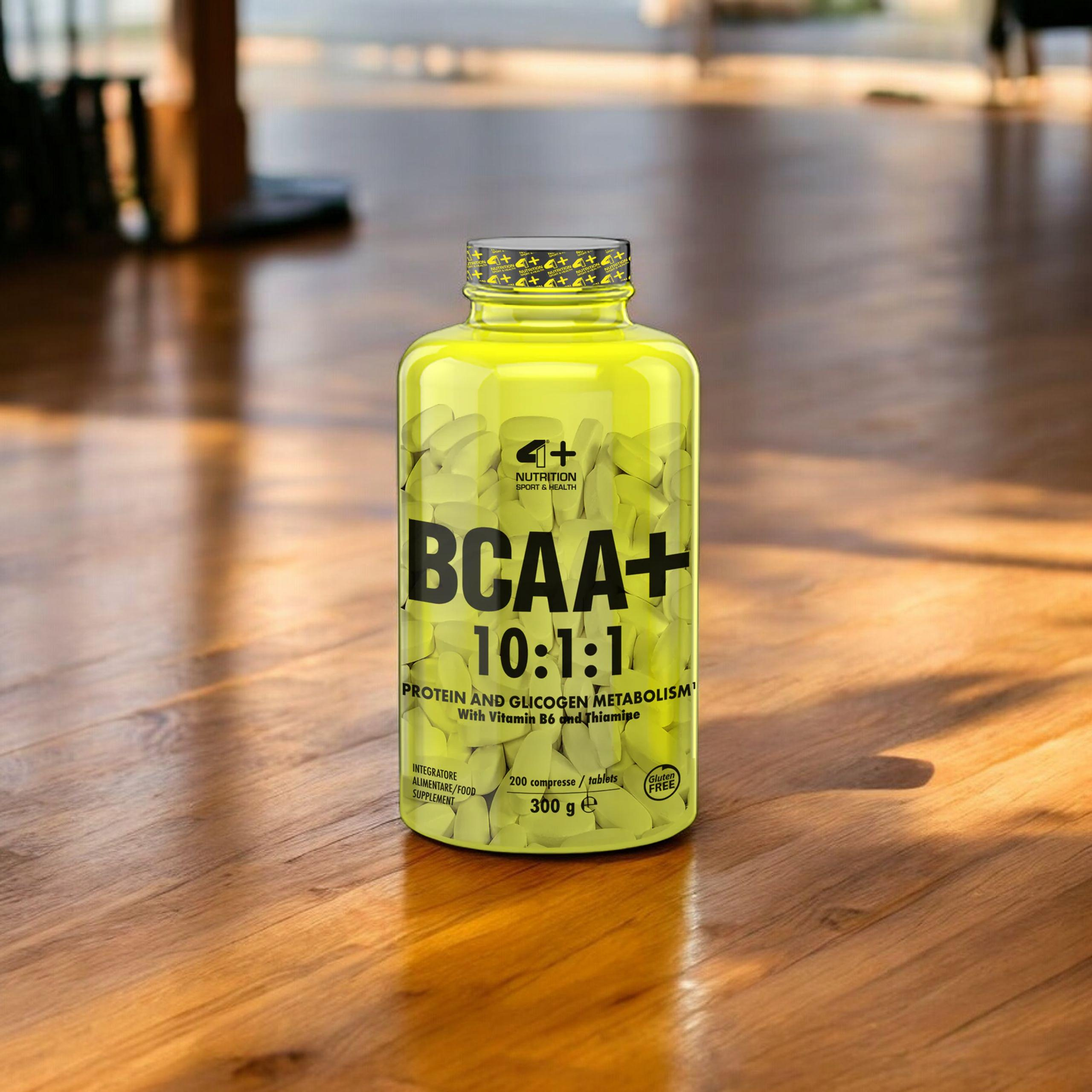 4+ NUTRITION BCAA+ 10:1:1 - 200tabs.