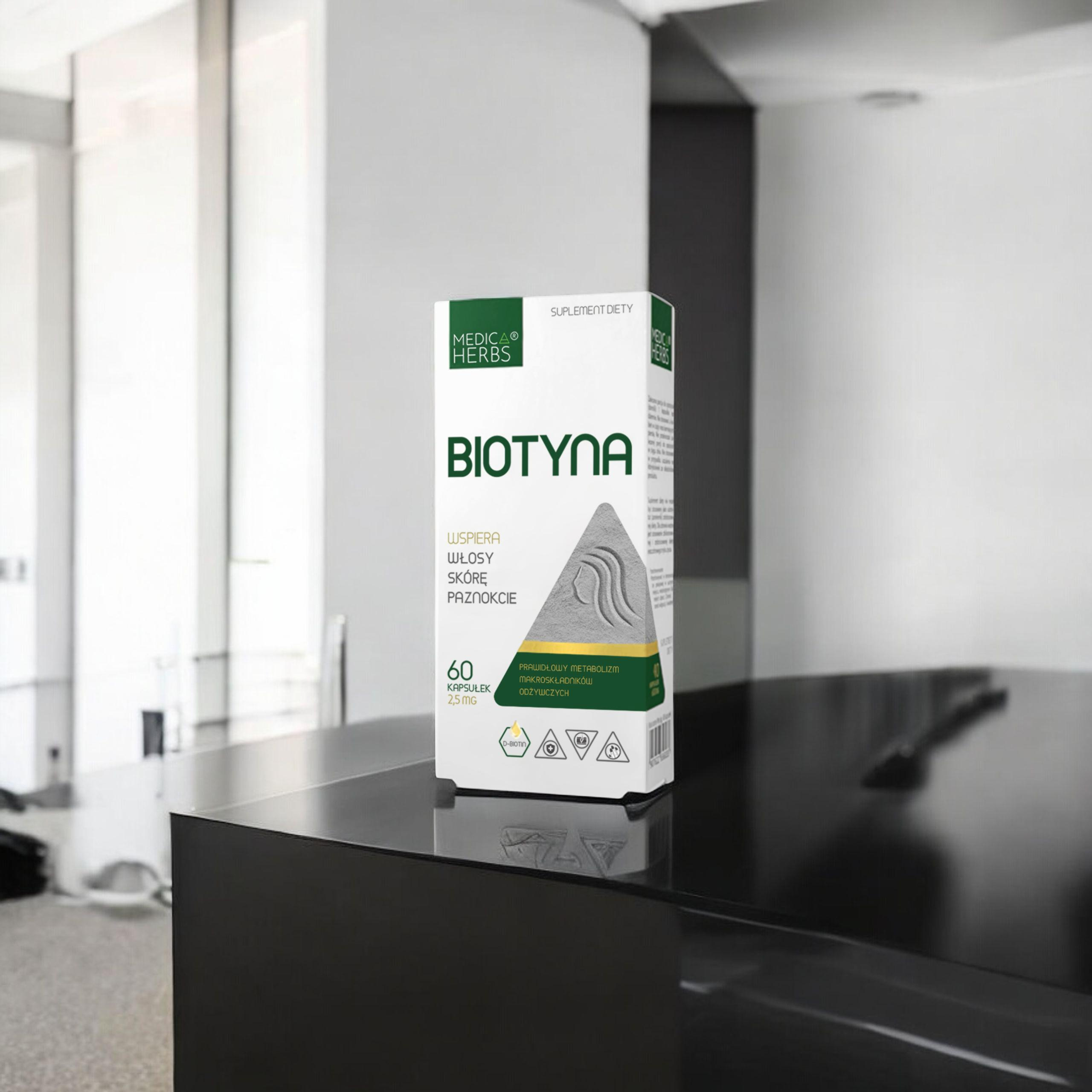 MEDICA HERBS - Biotin 2,5mg - 60tobolek