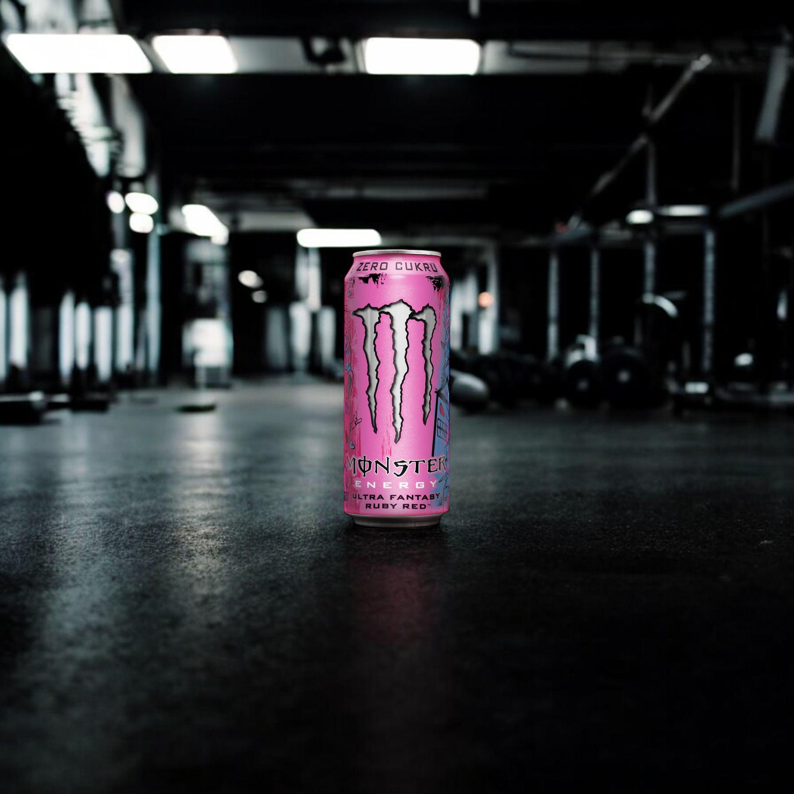 MONSTER - Monster Energy Ultra Fantasy - 500ml - Rubínově červená