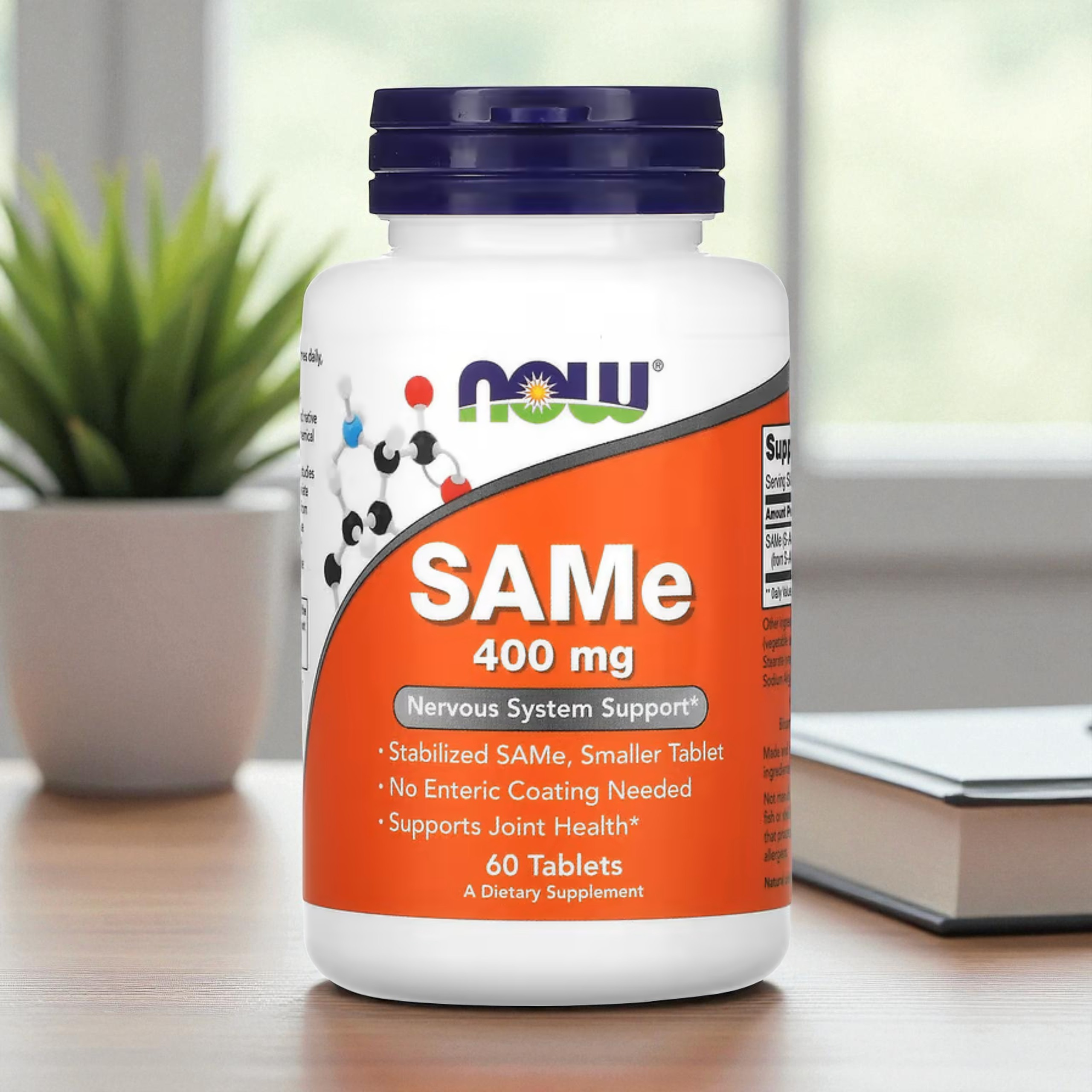 NOW - SAMe S-Adenosyl L-Methionin - 400 mg - 60 tablet