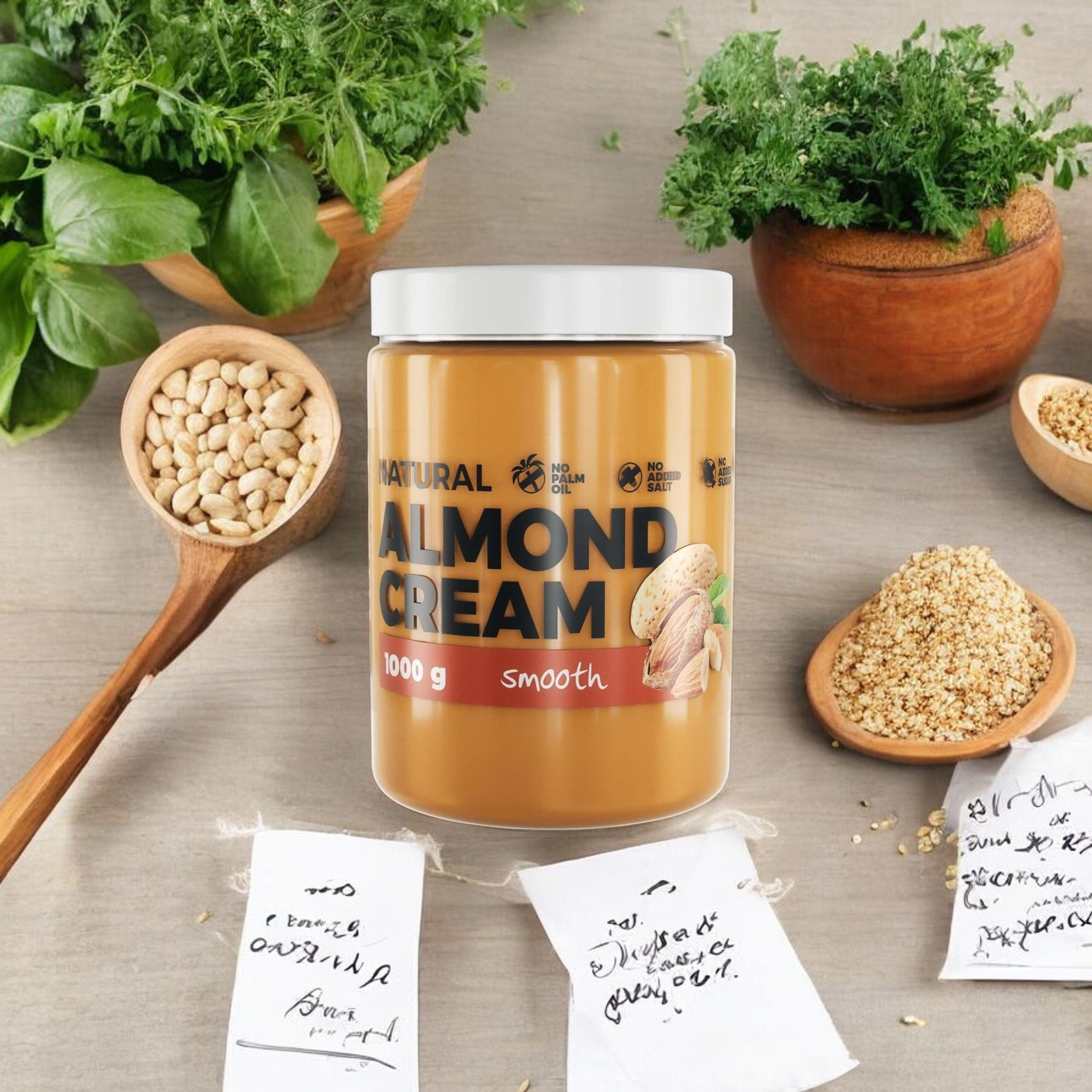 7 NUTRITION - Almond Butter - 1000g - Smooth - Mandlový Máslo
