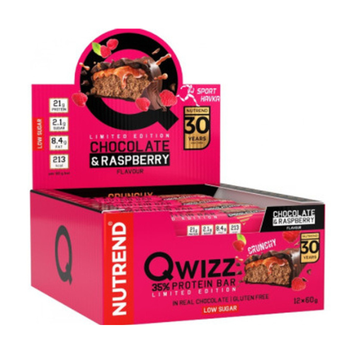 NUTREND - Tyčinka QWIZZ Protein Bar - 24x 60g