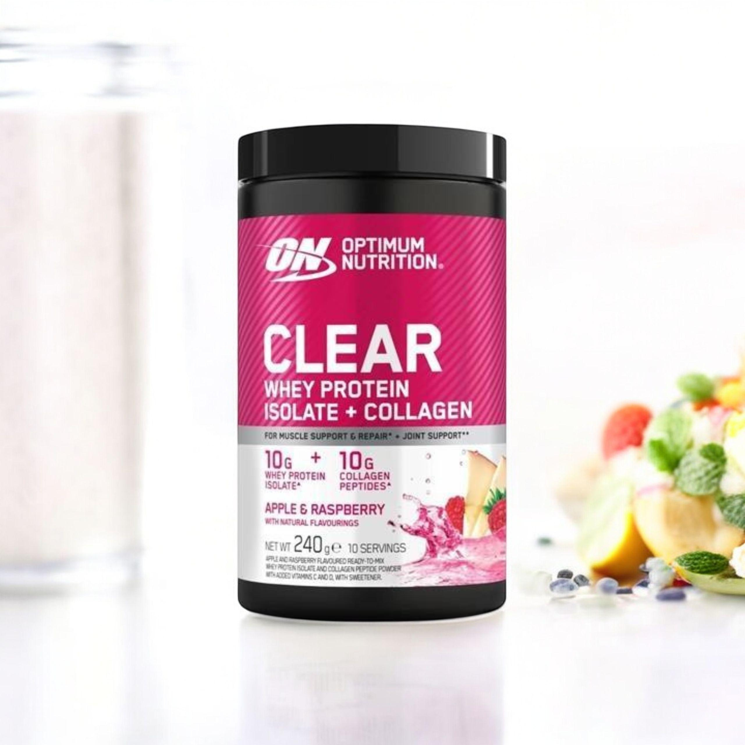 OPTIMUM NUTRITION - Syrovátkový Kolagen - 240g - Jablko Malina