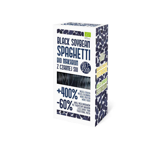 DIET FOOD Black Soybean Spaghetti - 200g - Dietní Těstoviny