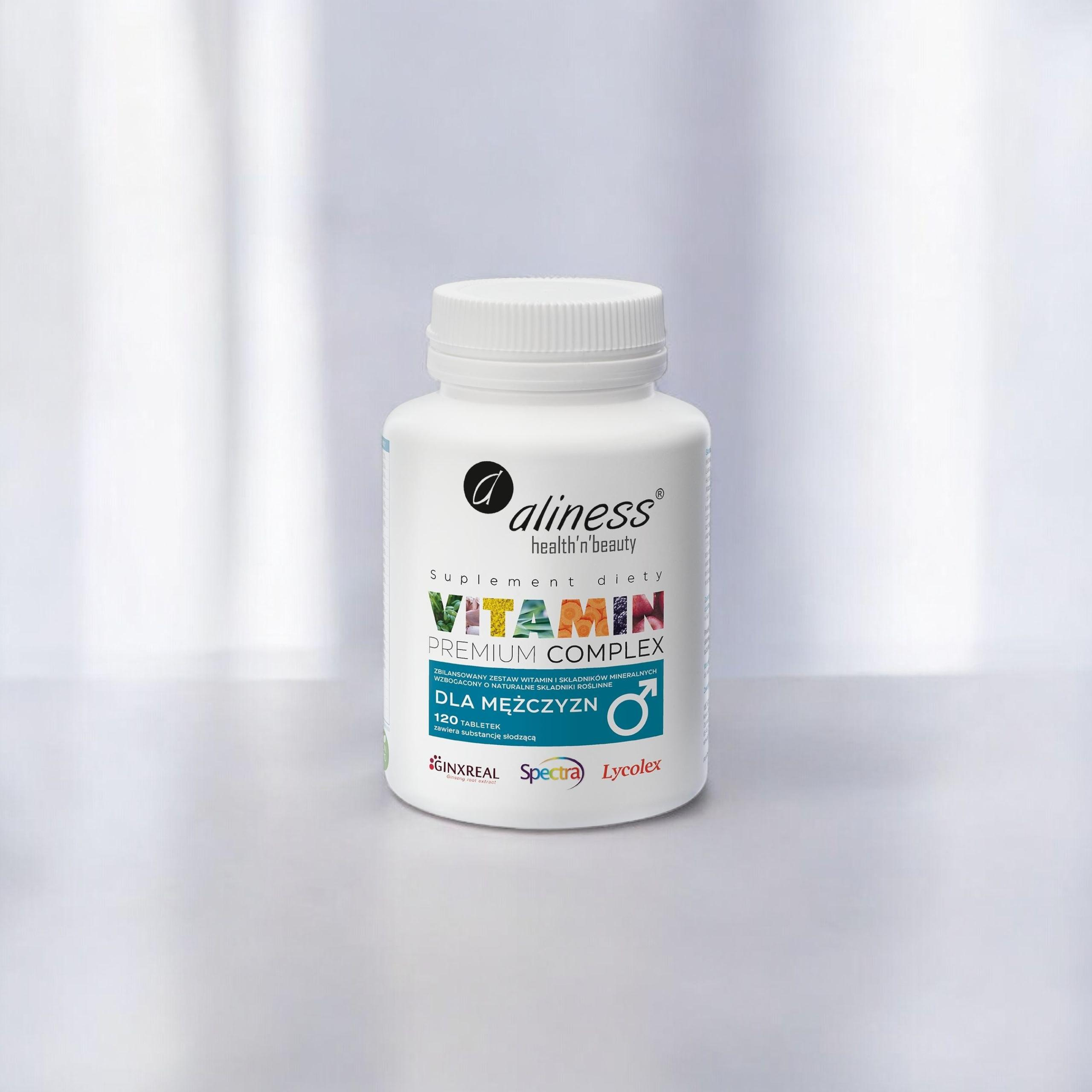 ALINESS - Vitaminový Komplex Pro Muže - 120 tablet